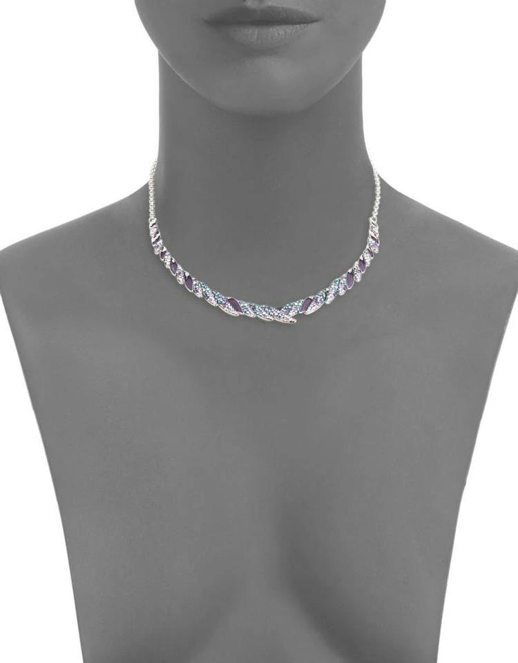 商品Swarovski|Crystal Feather Collared Necklace,价格¥791,第3张图片详细描述