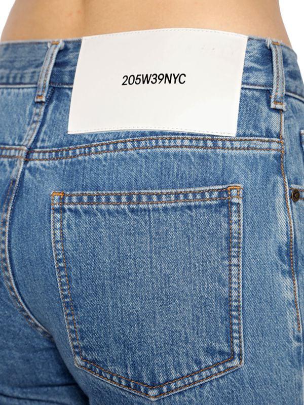 Mid Rise Cotton Denim Jeans商品第4张图片规格展示