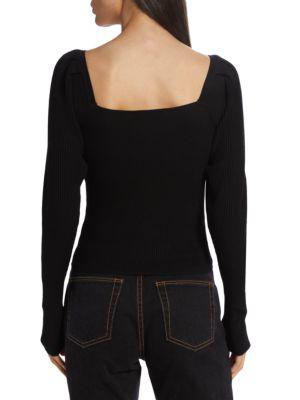 Ribbed Sweetheart Sweater商品第2张图片规格展示