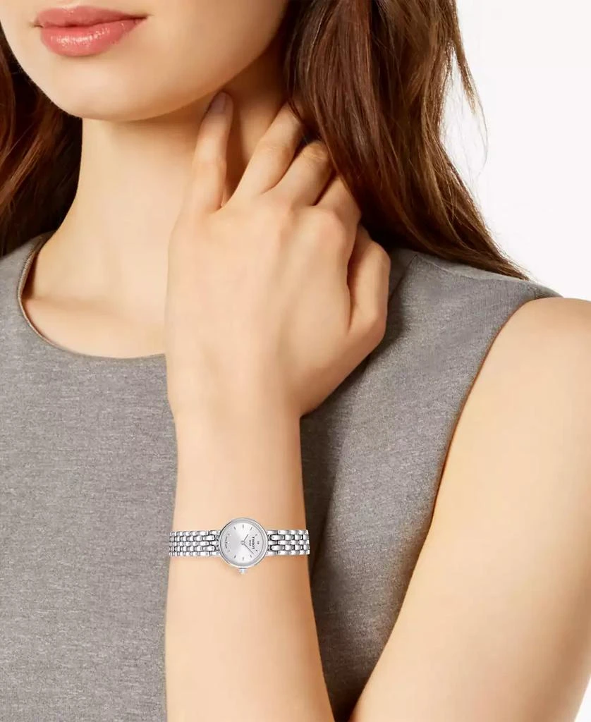 商品Tissot|Women's Swiss T-Lady Lovely Stainless Steel Bracelet Watch 19.5mm,价格¥2781,第2张图片详细描述