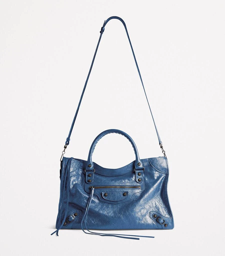 商品Balenciaga|Small Lambskin Le City Top-Handle Bag,价格¥23132,第2张图片详细描述
