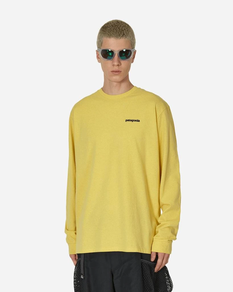 商品Patagonia|P-6 Logo Responsibili Longsleeve T-Shirt Milled Yellow,价格¥198,第1张图片