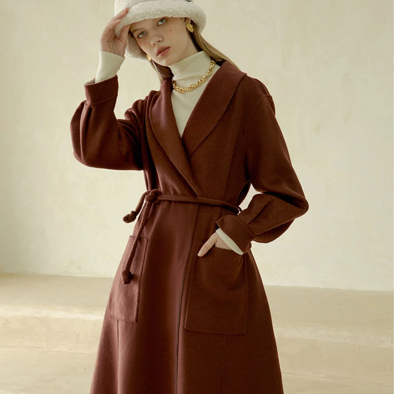 Ainsley Wool Coat - Beige/Mocha | Ainsley羊毛大衣 - 摩卡/米色 商品
