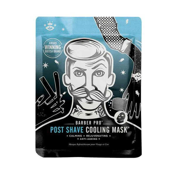 LookFantastic US BARBER PRO Post Shave Cooling Mask with Anti-Ageing Collagen 1