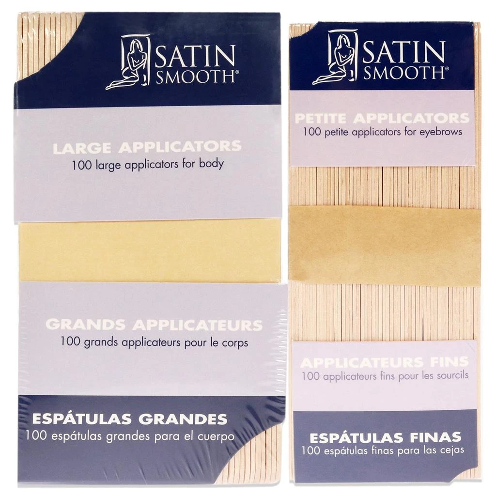 商品Satin Smooth|Large Applicators by  for Women - 100 Pc Sticks,价格¥117,第1张图片