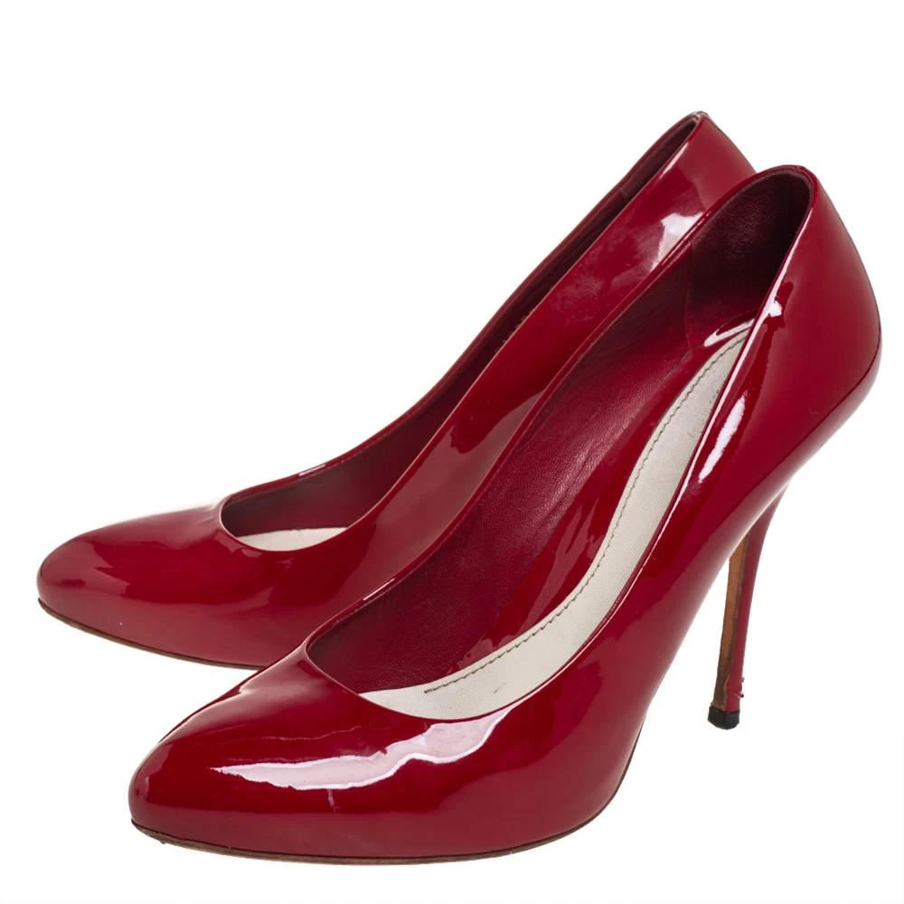 商品[二手商品] Gucci|Gucci Red Patent Leather Pumps Size 38.5,价格¥1033,第4张图片详细描述