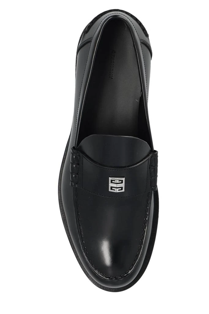 商品Givenchy|Givenchy Mr G Logo Plaque Loafers,价格¥2842,第4张图片详细描述