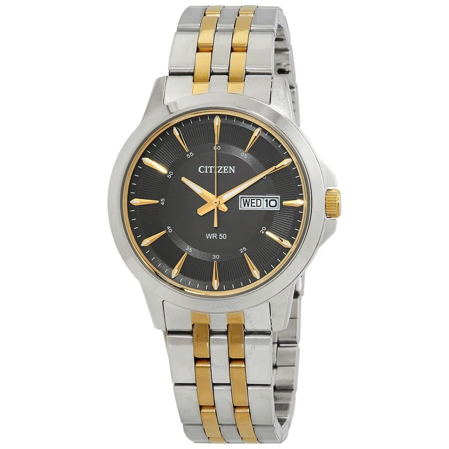 商品Citizen|Quartz Black Dial Two-tone Men's Watch BF2018-52H,价格¥596,第1张图片