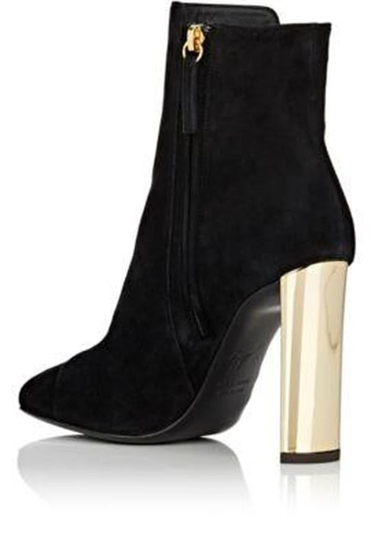 商品Giuseppe Zanotti|Ruggente 麂皮踝靴,价格¥2819,第3张图片详细描述