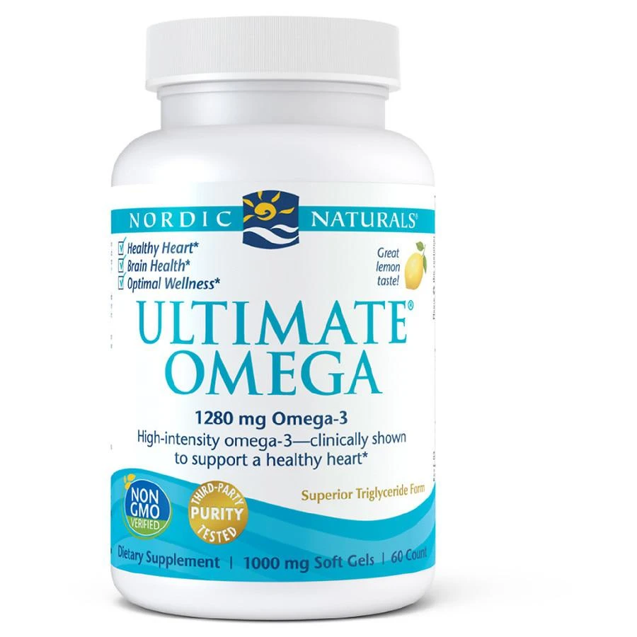 商品Nordic Naturals|Ultimate Omega Dietary Supplement Lemon,价格¥51,第1张图片