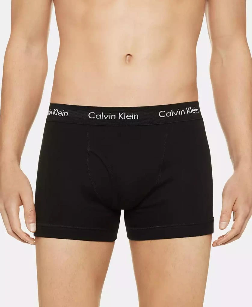 商品Calvin Klein|Men's 5-Pk.经典棉质平角裤,价格¥370,第2张图片详细描述