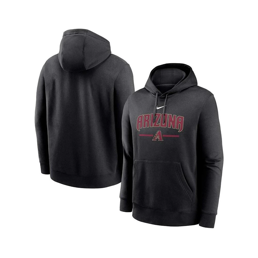 商品NIKE|Men's Black Arizona Diamondbacks Local Baseball Club Over Shoulder Fleece Pullover Hoodie,价格¥562,第1张图片