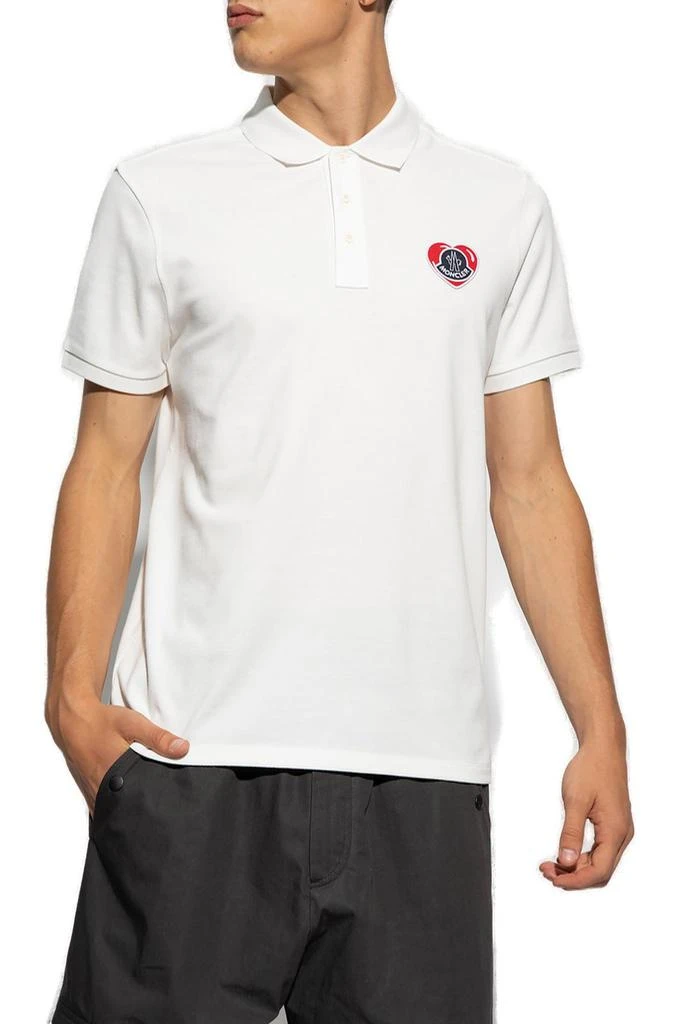 商品Moncler|Moncler Logo Patch Short-Sleeved Polo Shirt,价格¥2324,第2张图片详细描述