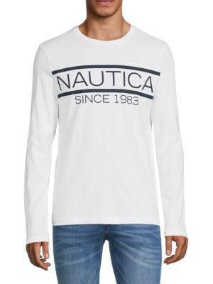 商品Nautica|Logo Long Sleeve T Shirt,价格¥144,第6张图片详细描述