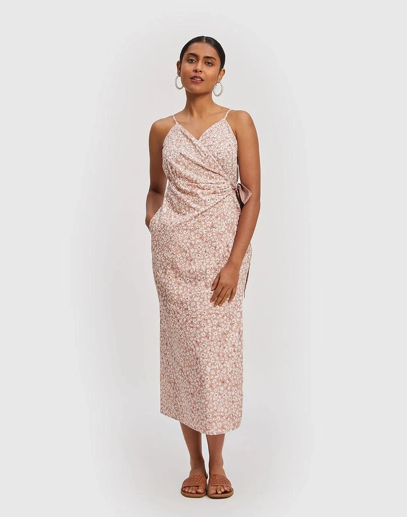 商品Madewell|Reistor Strappy Wrap Dress,价格¥554,第5张图片详细描述