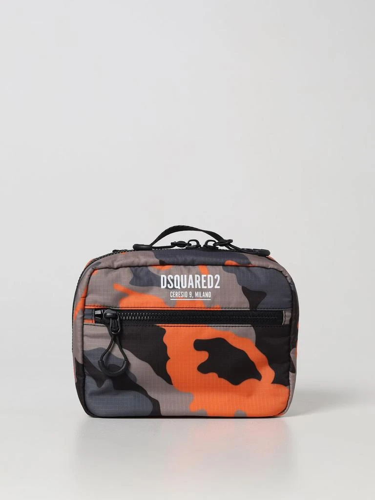 商品DSQUARED2|Dsquared2 beauty case in camouflage nylon,价格¥1607,第1张图片