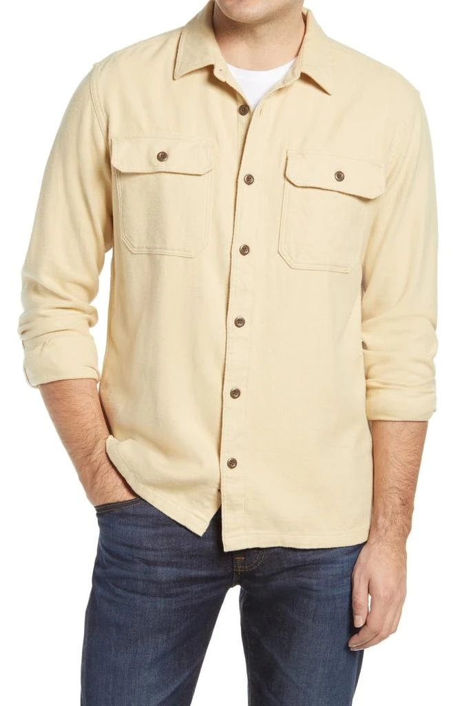 商品Patagonia|Natural Dye Fjord Flannel Button-Up Organic Cotton Shirt,价格¥283,第1张图片