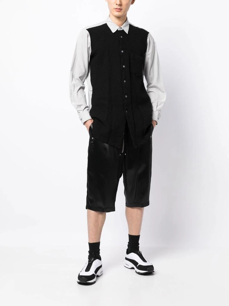 商品Comme des Garcons|COMME DES GARCONS HOMME PLUS MEN KNIT LAYERED LONG SHIRT,价格¥1711,第3张图片详细描述