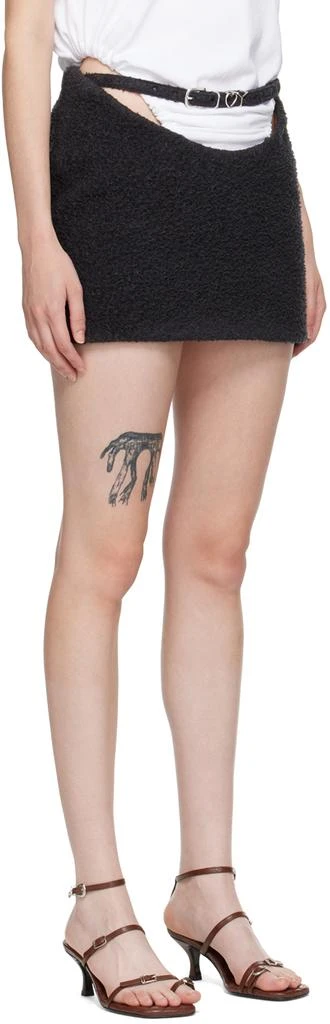 商品Y/Project|SSENSE Exclusive Gray Y-Belt Miniskirt,价格¥1268,第2张图片详细描述