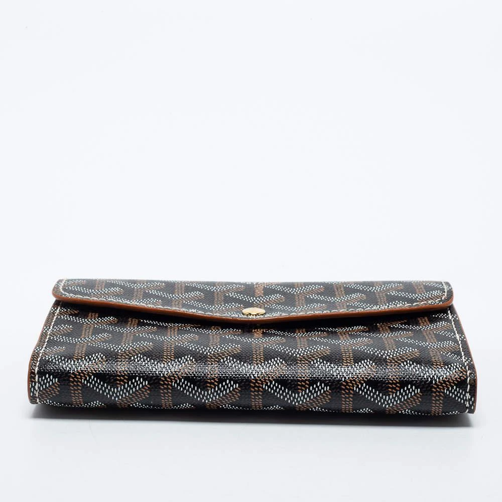 Goyard Brown Goyardine Coated Canvas and Leather Double Flap Continental Wallet 商品