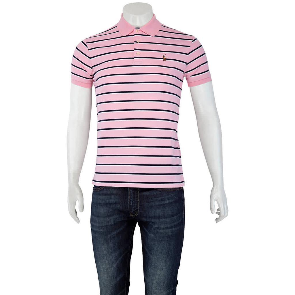 商品Ralph Lauren|Slim-Fit Striped Pima Cotton Polo Shirt,价格¥360,第1张图片