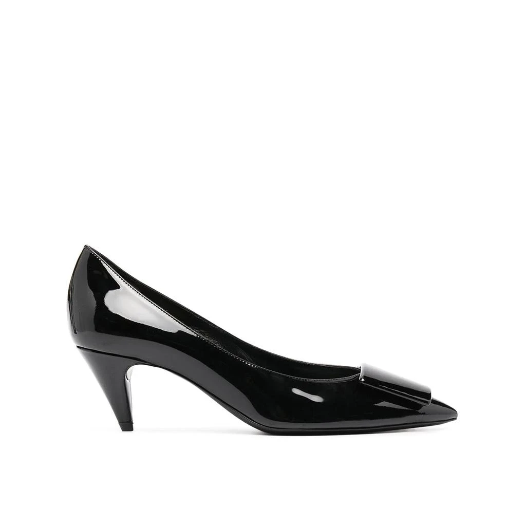 商品Yves Saint Laurent|Saint Laurent St Sulpice 55 Leather Pumps,价格¥3896,第1张图片