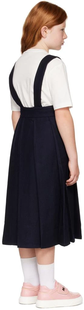 商品Marni|Kids Navy Pleated Skirt,价格¥1881,第3张图片详细描述