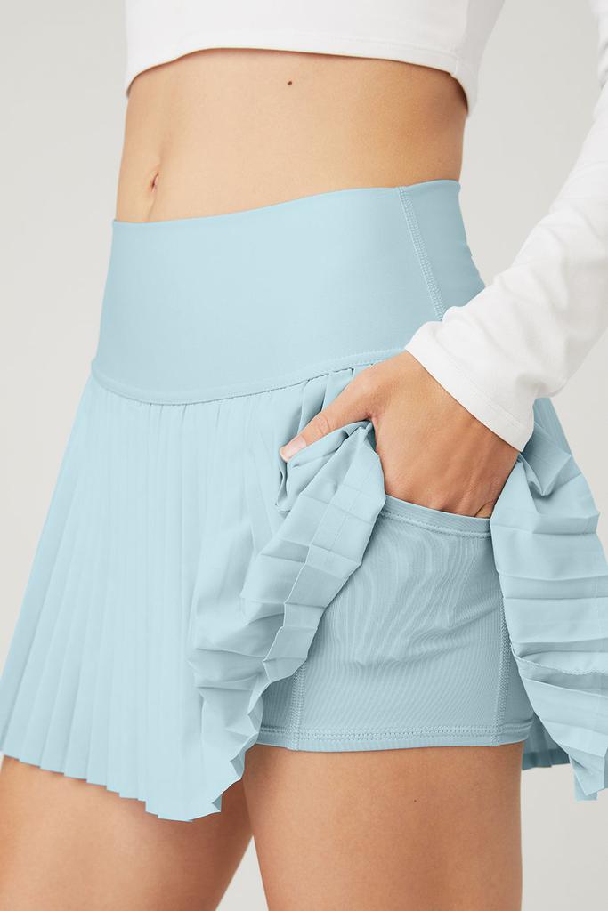 Grand Slam Tennis Skirt - Chalk Blue商品第5张图片规格展示