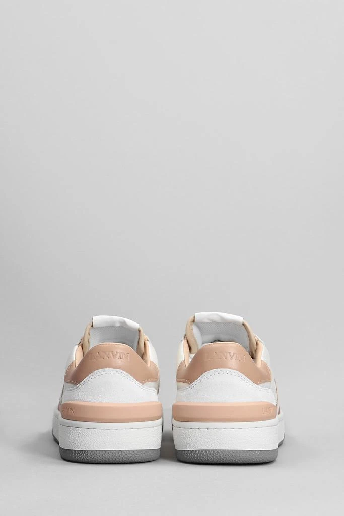 商品Lanvin|Lanvin Sneakers In Rose-pink Suede And Leather,价格¥3158,第4张图片详细描述