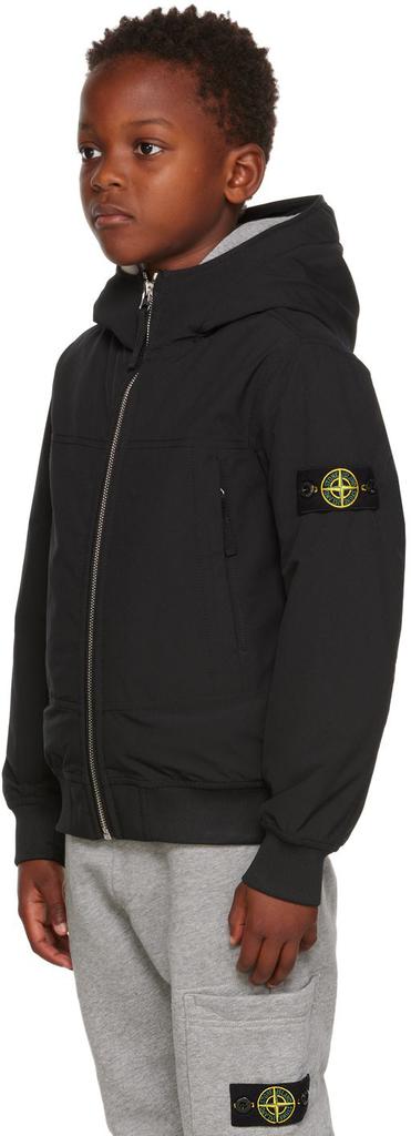 Kids Black Soft-Shell-R Jacket商品第4张图片规格展示