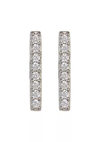 商品ADORNIA|Womens Swarovski Crystal Bar Studs,价格¥174,第1张图片