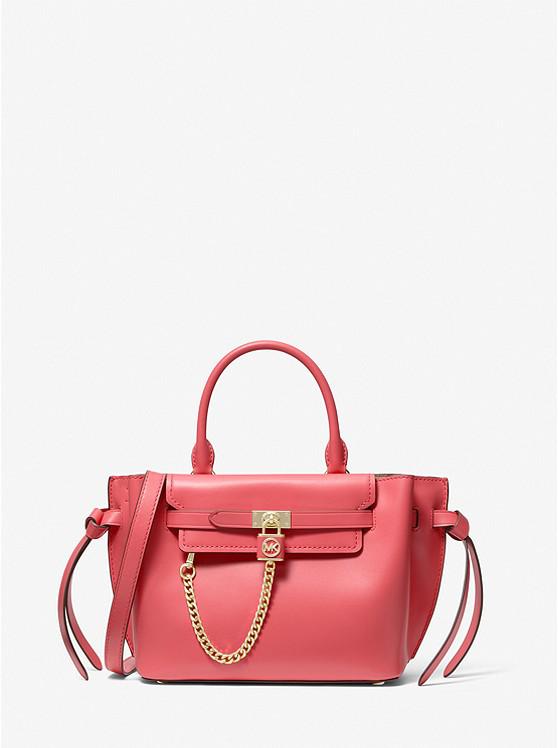 MICHAEL Michael Kors | Hamilton Legacy Small Leather Belted Satchel 1489.54元 商品图片