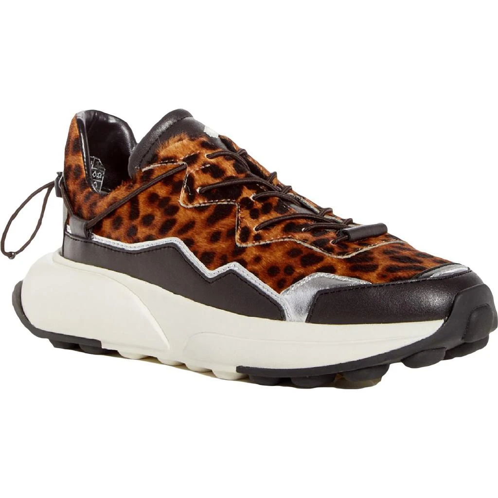 商品Stuart Weitzman|Stuart Weitzman Womens Calf Hair Cheetah Print Casual and Fashion Sneakers,价格¥608,第1张图片