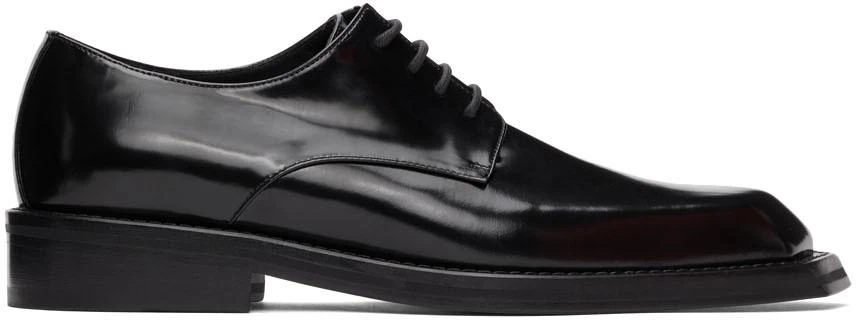 商品Martine Rose|Black Chisel Toe Derbys,价格¥1551,第1张图片