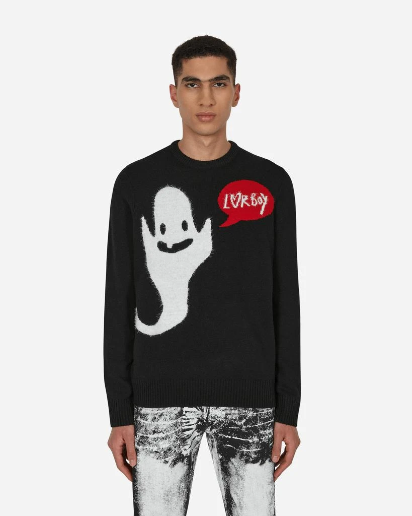 商品Charles Jeffrey Loverboy|Ghost Graphic Sweater Black,价格¥1973,第1张图片