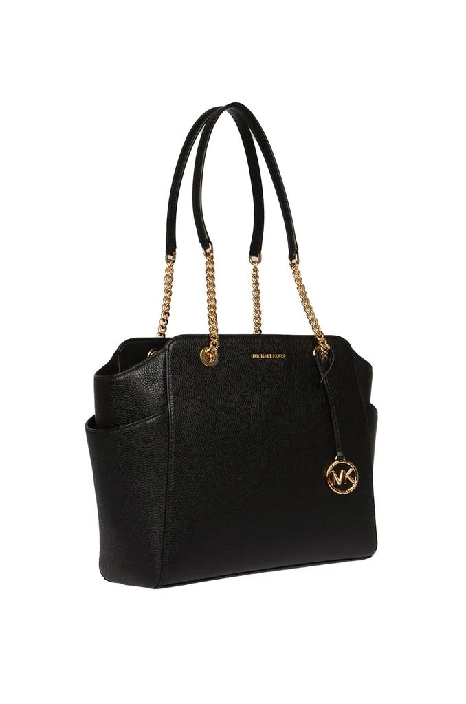 商品Michael Kors|Michael Michael Kors Jacquelyn Logo Charm Medium Tote Bag,价格¥1733,第3张图片详细描述