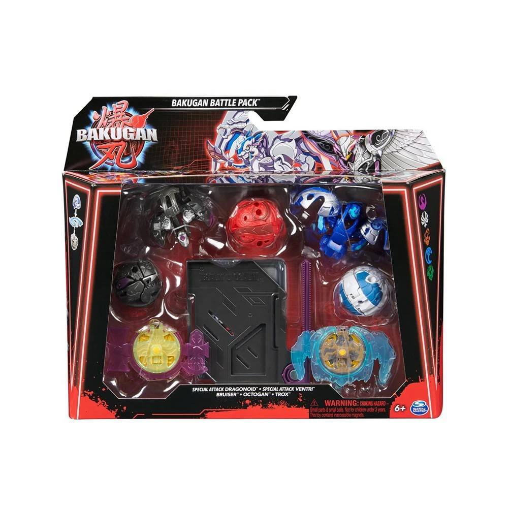 Battle 5-Pack, Special Attack Dragonoid, Ventri, Bruiser, Octogan, Trox, Customizable, Spinning Action Figures 商品