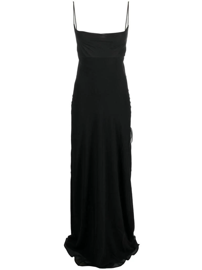 商品THE ANDAMANE|THE ANDAMANE Silk georgette slip dress,价格¥2763,第1张图片