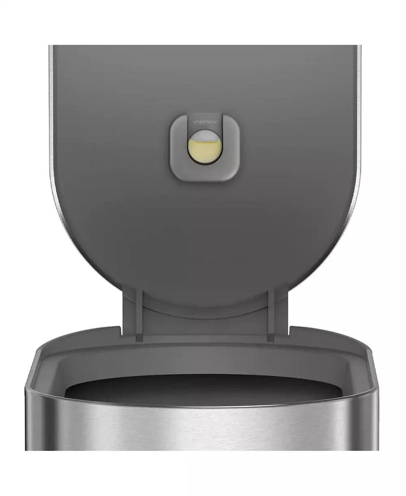 商品simplehuman|45 Liter Slim Kitchen Trash Can with Liner Pocket,价格¥736,第3张图片详细描述