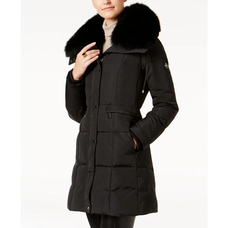 商品Michael Kors|MICHAEL  Fox-Fur-Collar Down Parka,价格¥2693,第1张图片