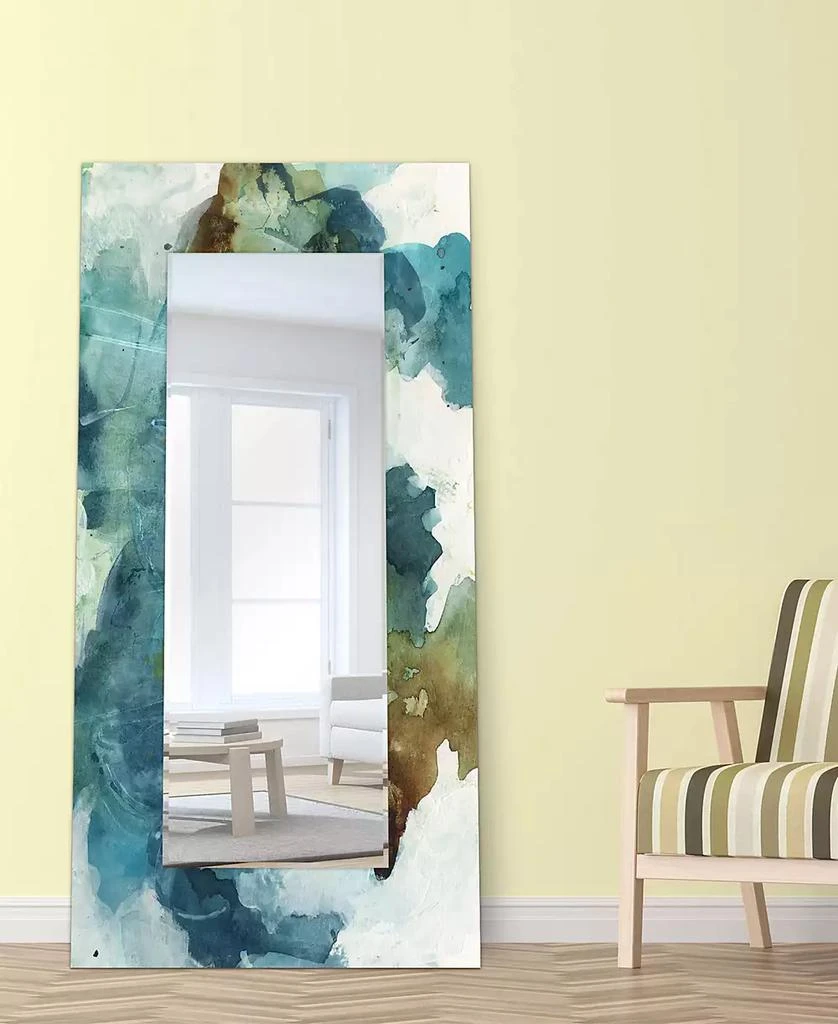 商品Empire Art Direct|"Blue Sky" Rectangular Beveled Mirror on Free Floating Printed Tempered Art Glass, 72" x 36" x 0.4",价格¥4205,第5张图片详细描述