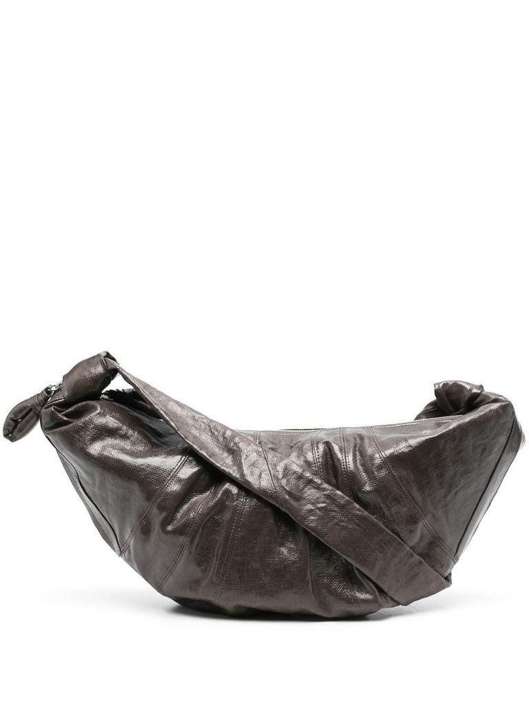 商品Lemaire|LEMAIRE COATED LINEN LARGE CROISSANT BAG,价格¥5032,第1张图片