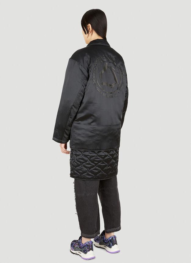 Padded Coat in Black商品第4张图片规格展示