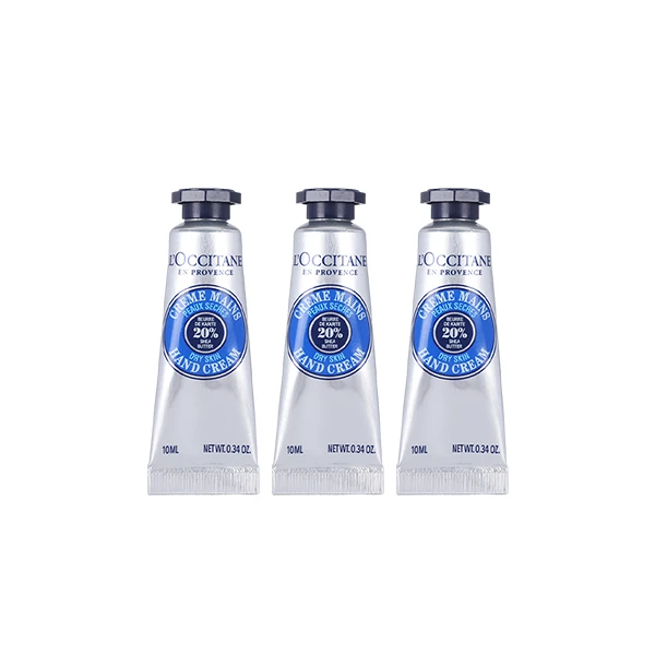 商品[国内直发] L'Occitane|欧舒丹乳木果经典润手霜10ml*3（旅行装）,价格¥50,第1张图片