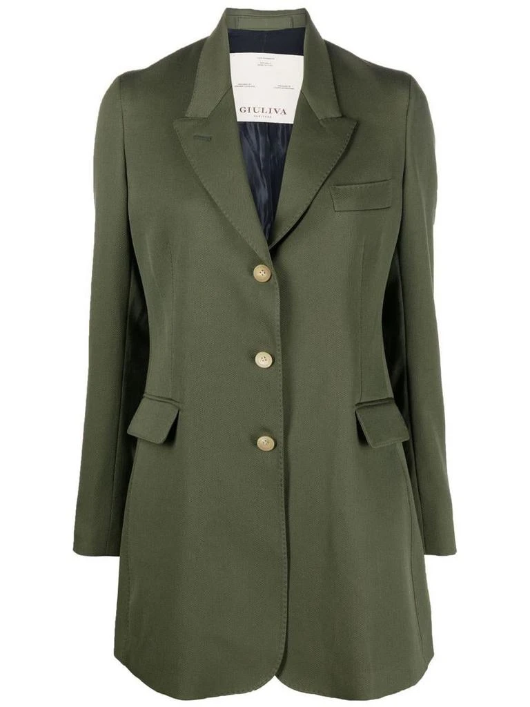 商品Giuliva Heritage|GIULIVA HERITAGE SINGLE BREASTED HUNTING BLAZER WITH LEATHER BELT CLOTHING,价格¥8612,第1张图片