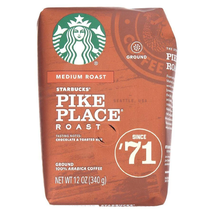 商品Starbucks|Pike Place 中度烘焙咖啡粉,价格¥68,第1张图片