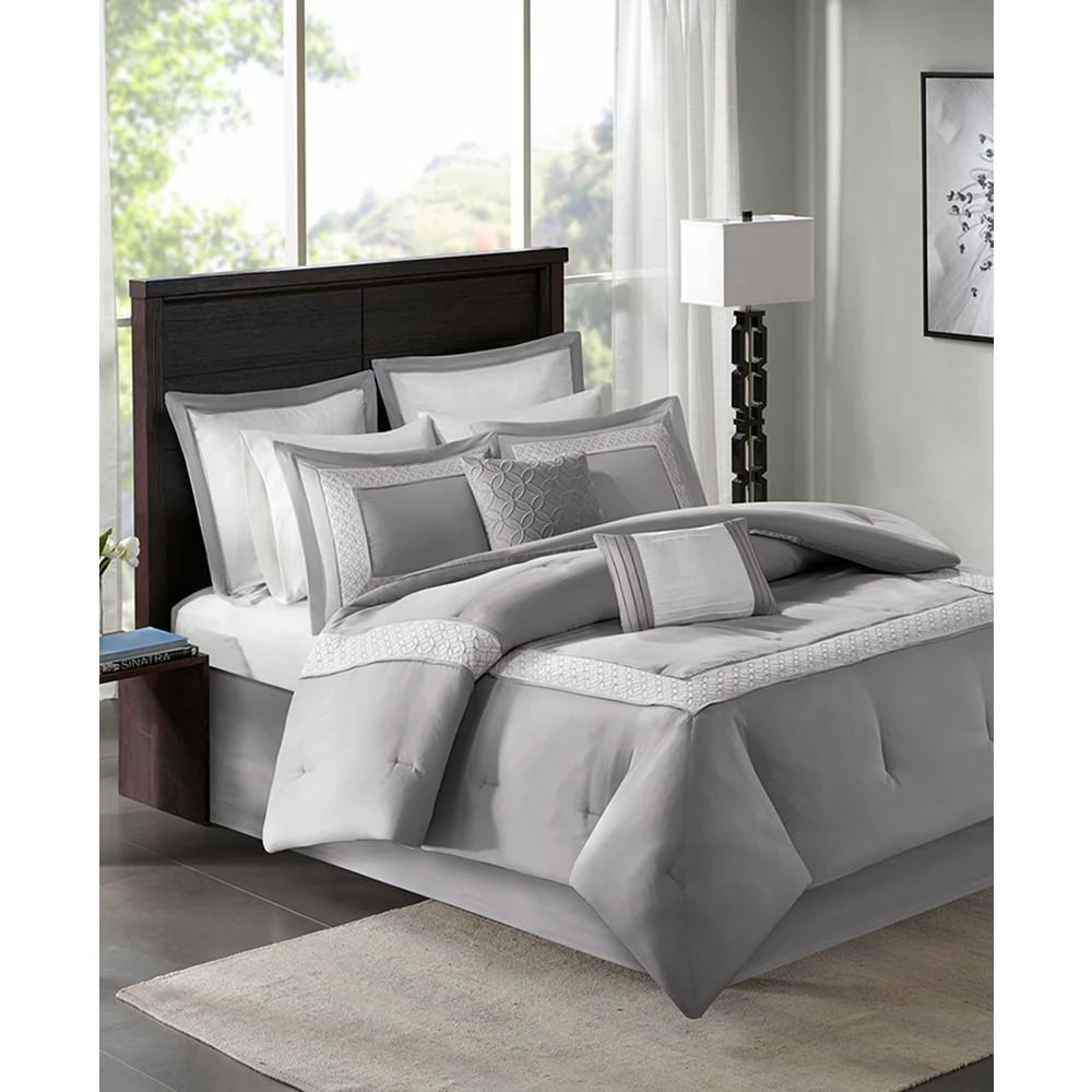 商品Madison Park|Stratford 8-Pc. Comforter Set,价格¥694,第2张图片详细描述