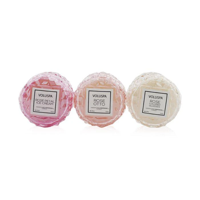 商品Voluspa|Voluspa 马卡龙香薰蜡烛三件装 3x5.1g/1.8oz,价格¥459,第1张图片