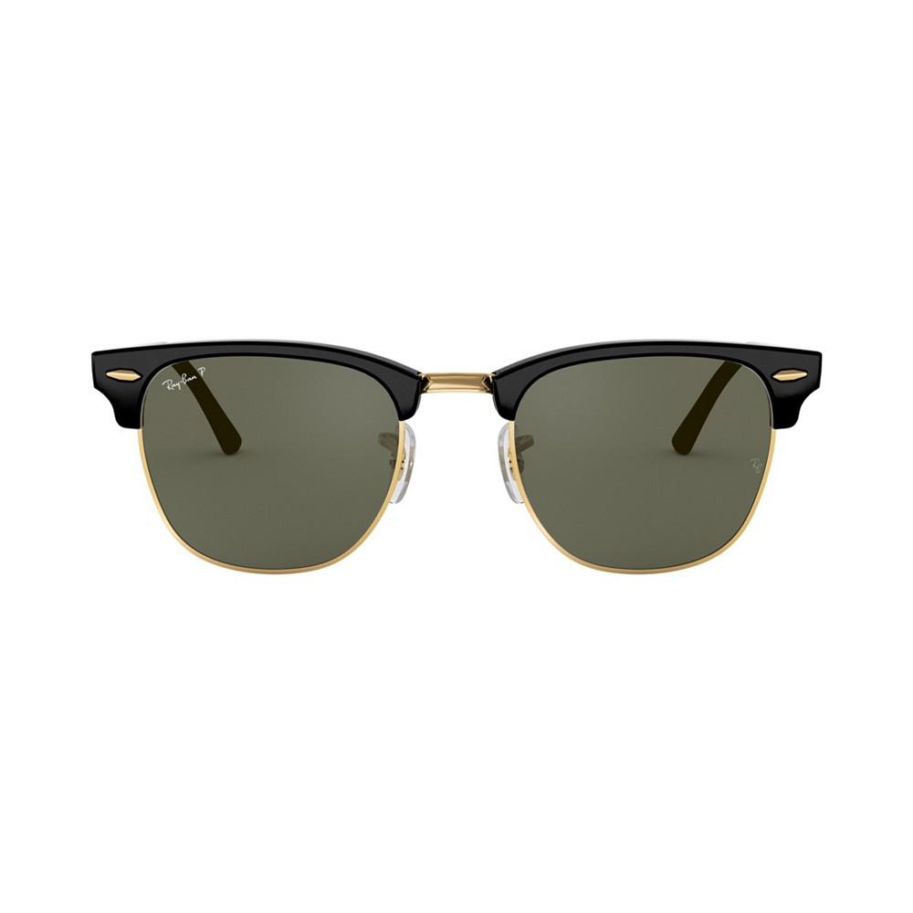 Unisex Polarized Low Bridge Fit Sunglasses, RB3016F CLUBMASTER CLASSIC 55商品第6张图片规格展示