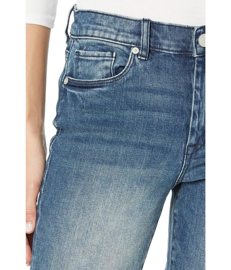 商品Blank NYC|Madison High-Rise Crop Medium Wash Skinny Jeans w/ Raw Hem Detail in My Type,价格¥172,第3张图片详细描述